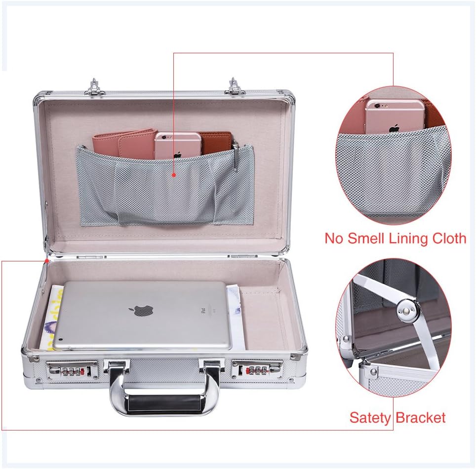 Silver Aluminum Hard Case B2144