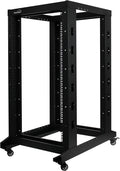 22U 4-Post Open Frame Server Rack Black A668
