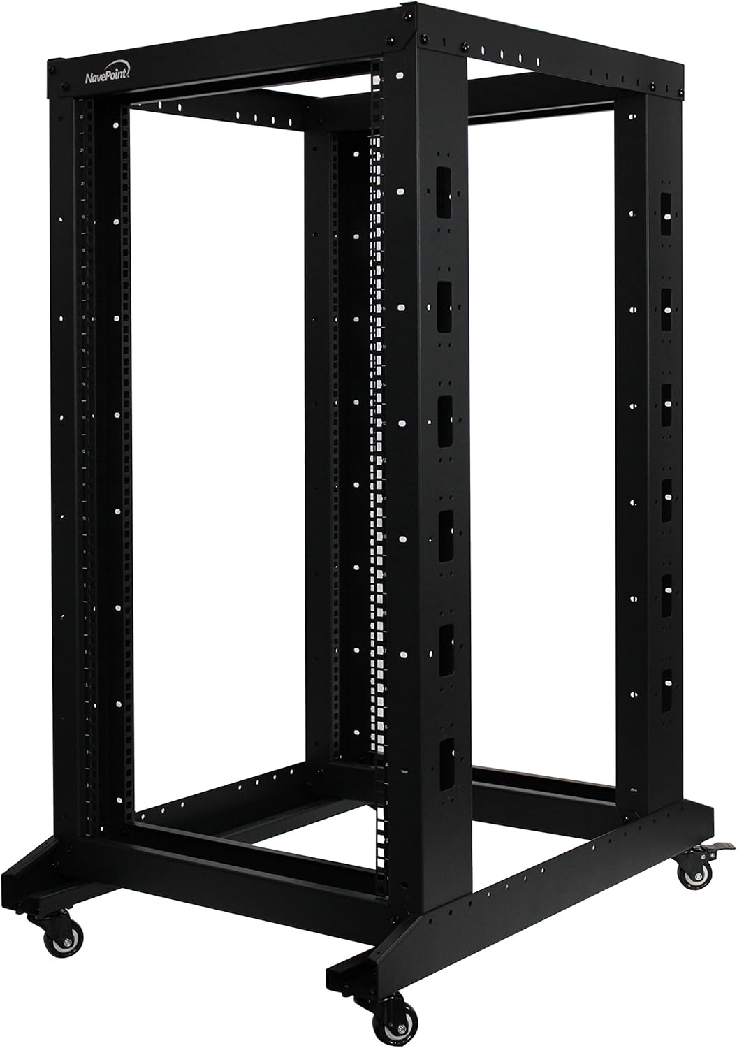 22U 4-Post Open Frame Server Rack Black A668