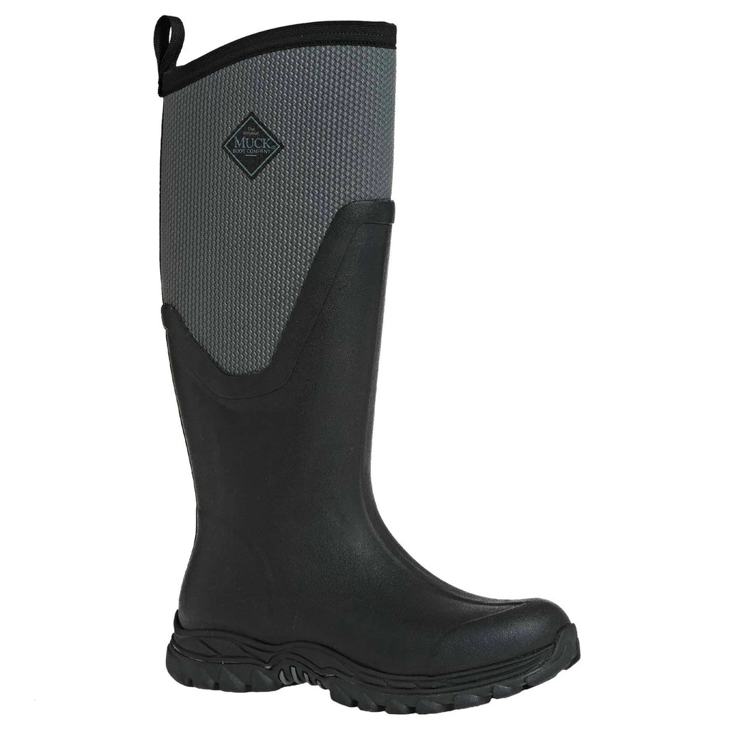 Grey Tall Work Boots A61253