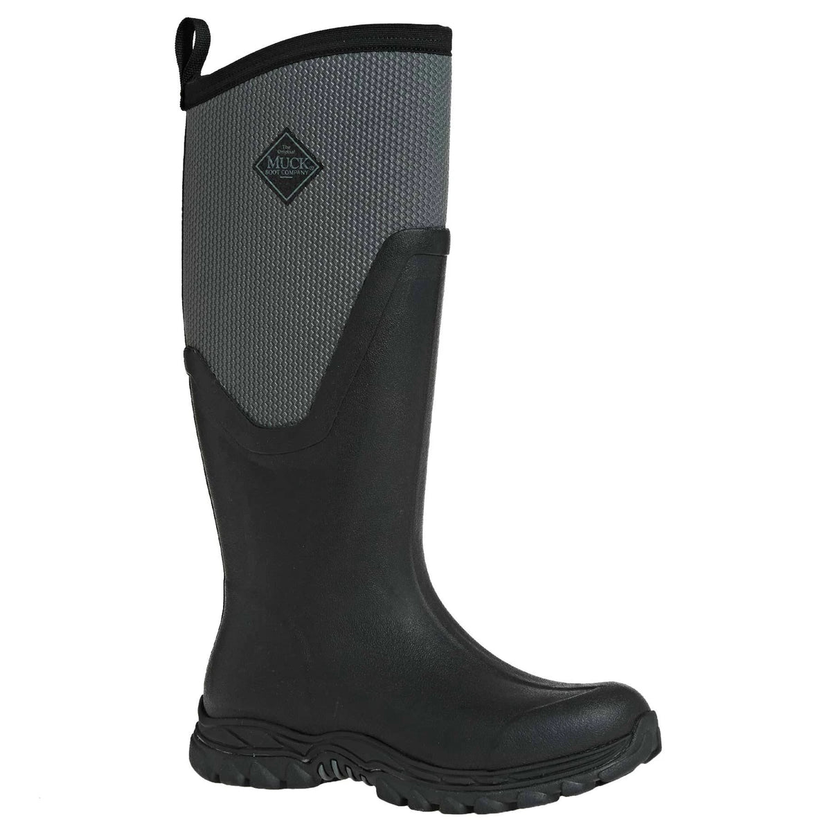 Grey Tall Work Boots A61253