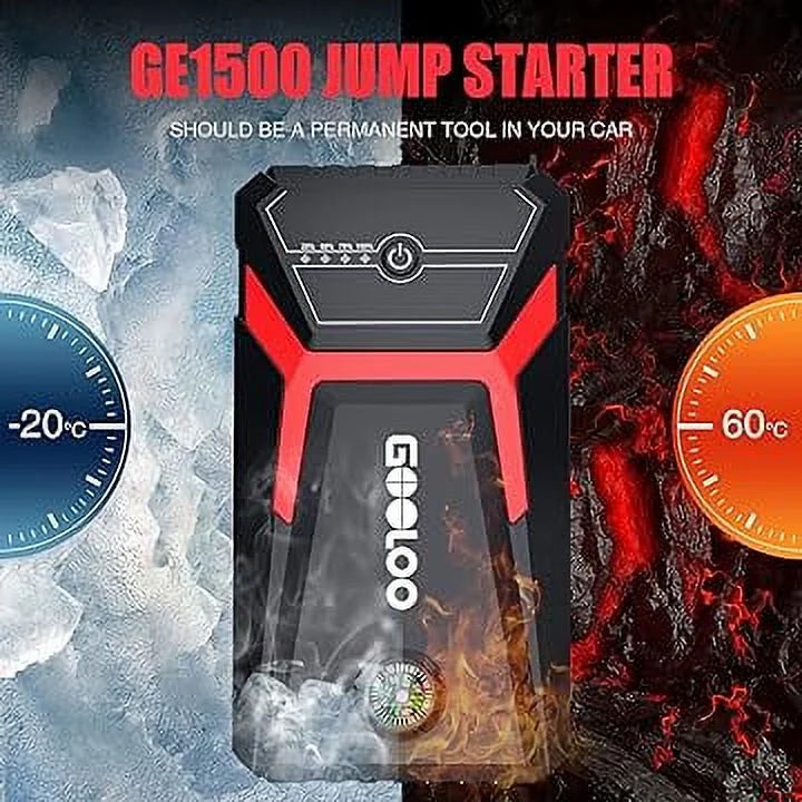 1500A Peak 12V Portable Car Jump Starter M32776