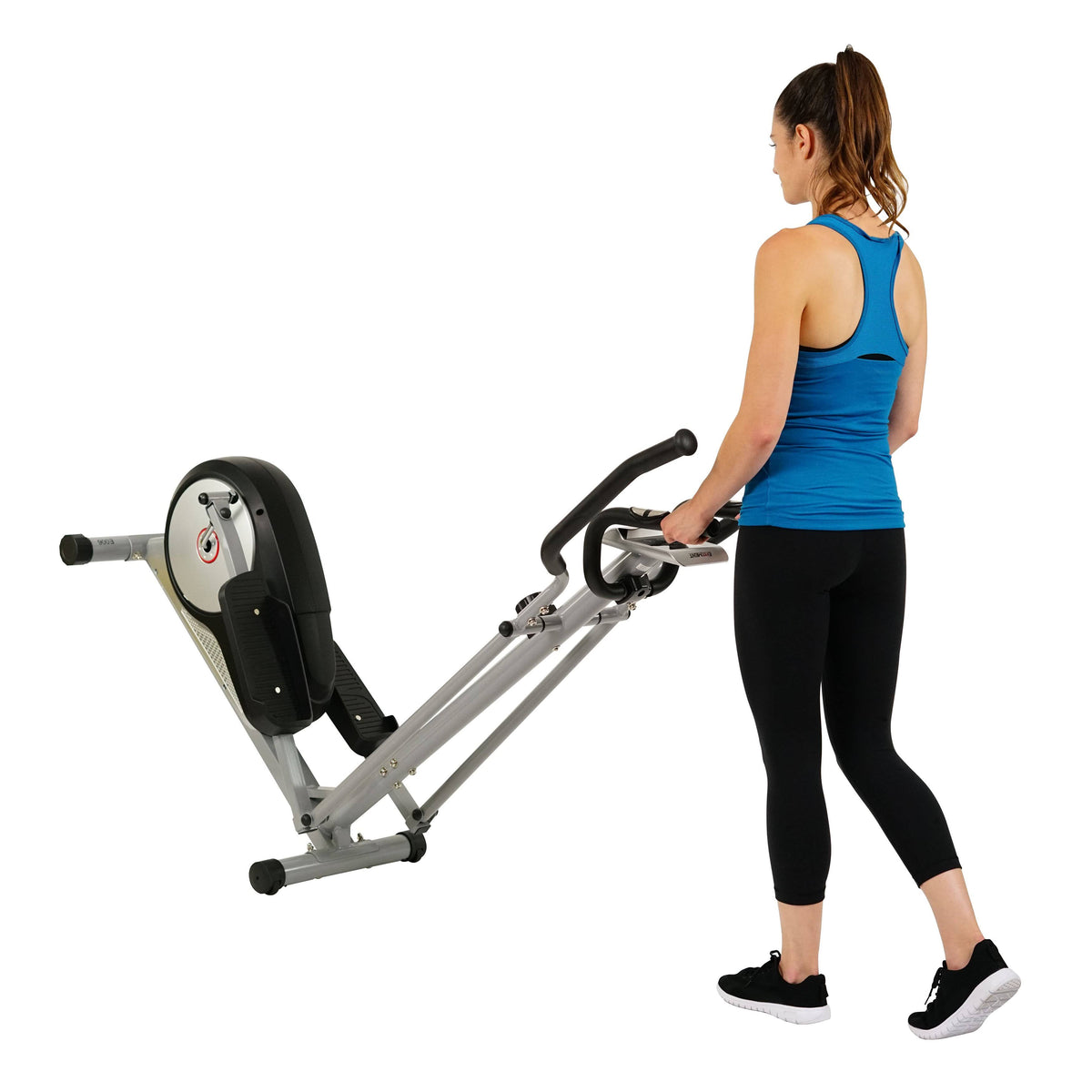 Magnetic Elliptical Machine Trainer with LCD Monitor H130
