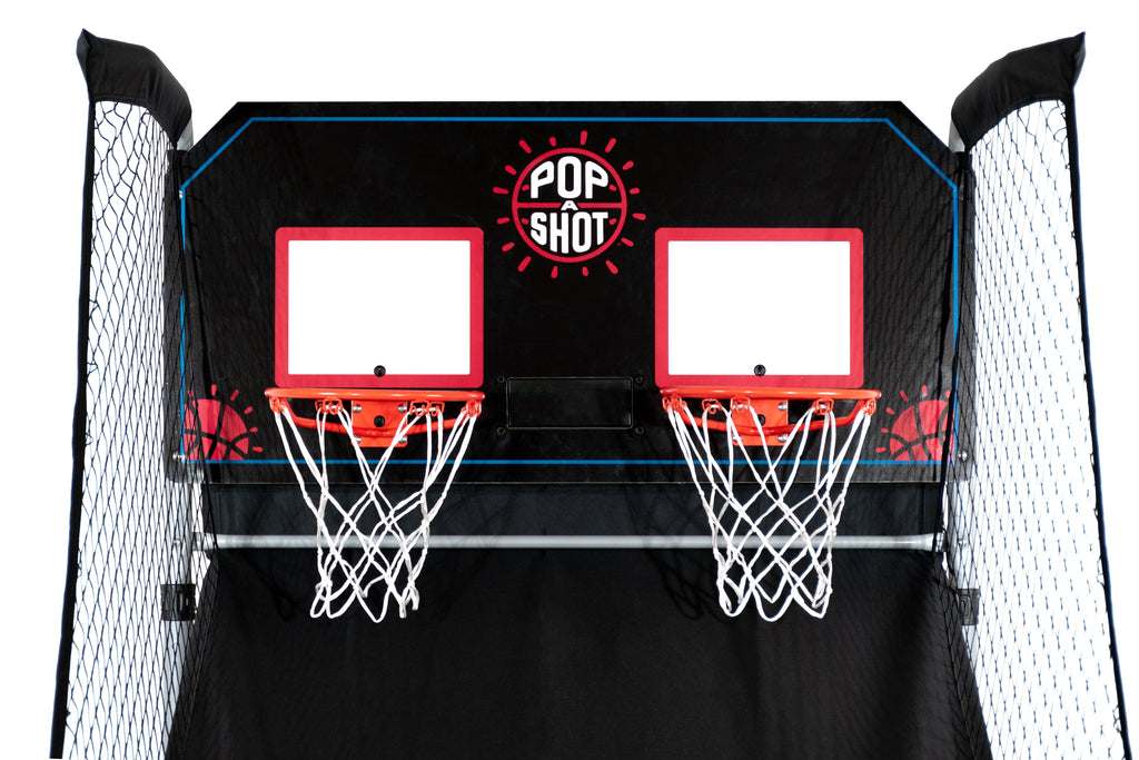 Black Foldable Basketball Arcade Game with 7 Basketballs Z13836