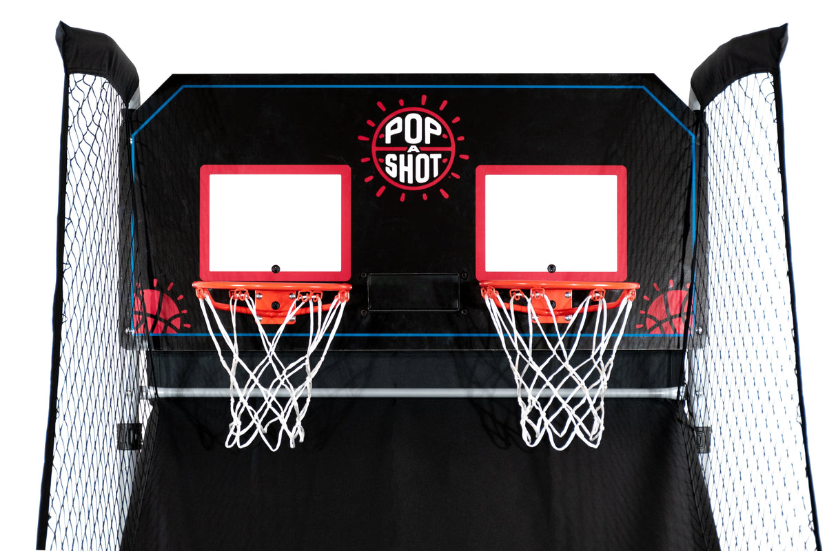 Black Foldable Basketball Arcade Game with 7 Basketballs Z13836