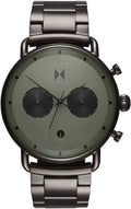 Gunmetal Tone Stainless Steel Chronograph Men's Watch T91129
