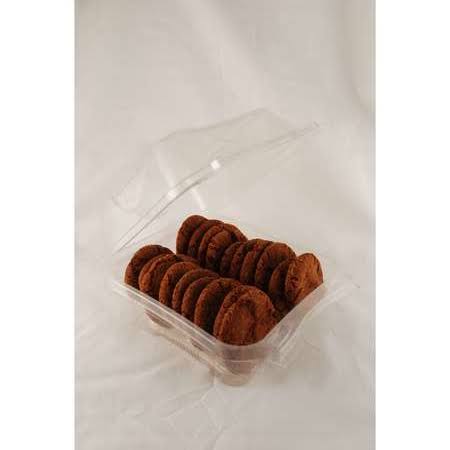 6x6x3 Hinged Clamshell Compostable U7852