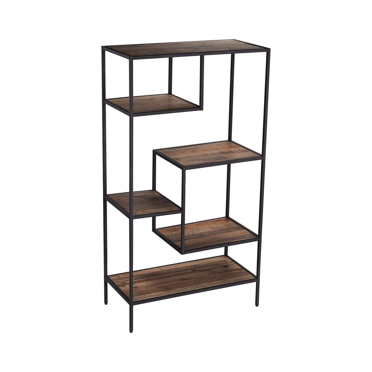 Natural and Gray Etagere A348