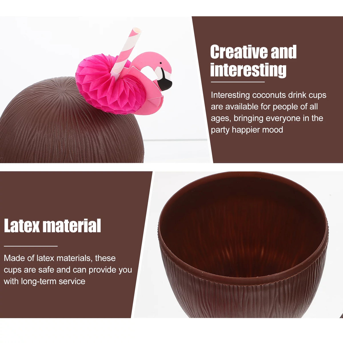 Hawaiian Tiki Cocktail Cups L20953