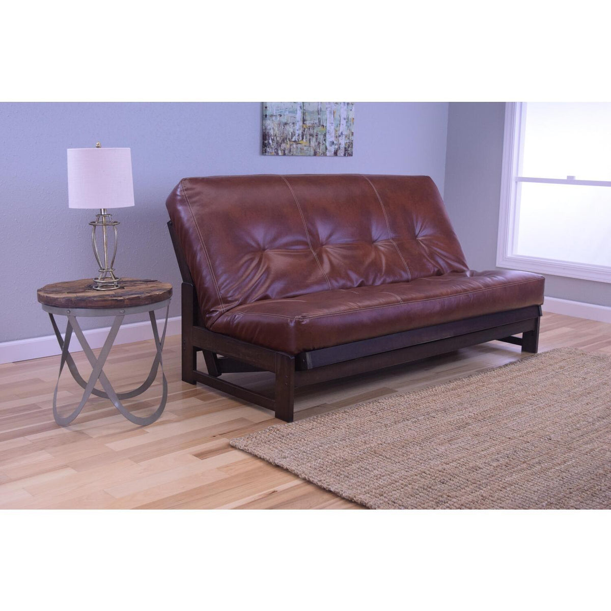 Country Cottage Futon Frame with Saddle Mattress R719