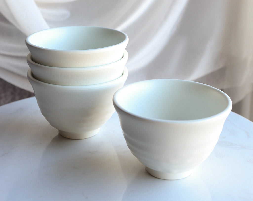 Matte White Melamine Bowls Pack Of 6 T705913