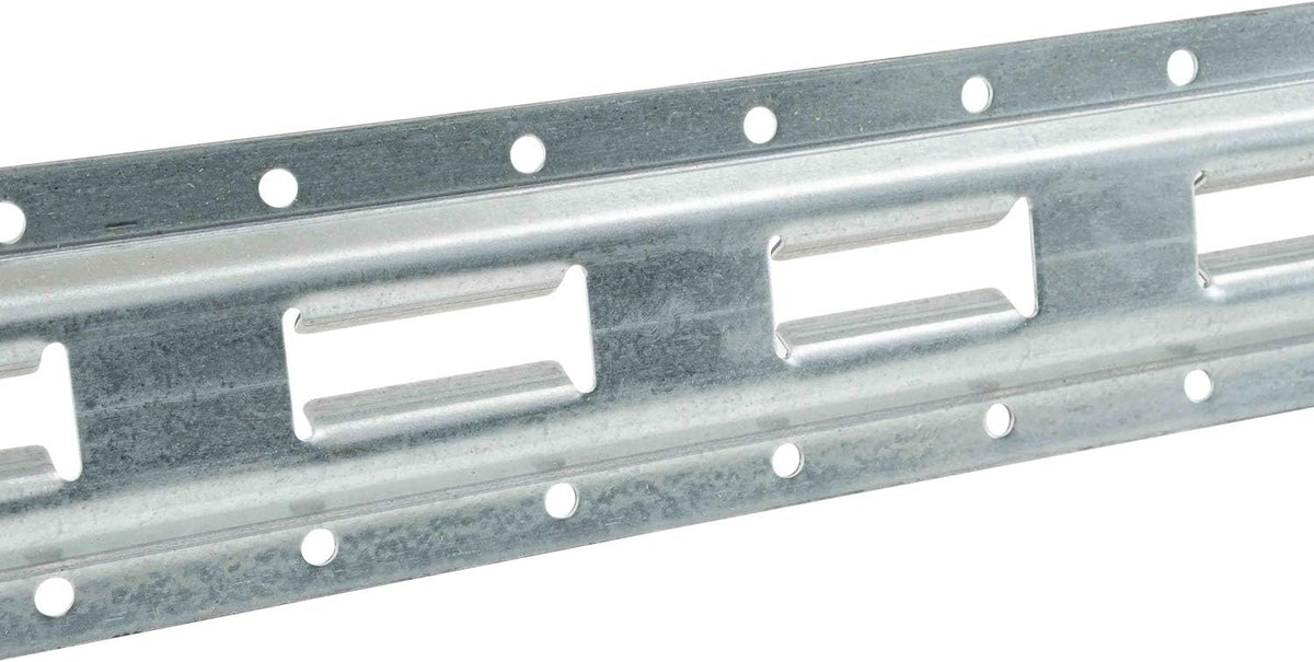 4 Pack 5' Vertical Galvanized Steel Bolt-On Tie-Down Rail U258