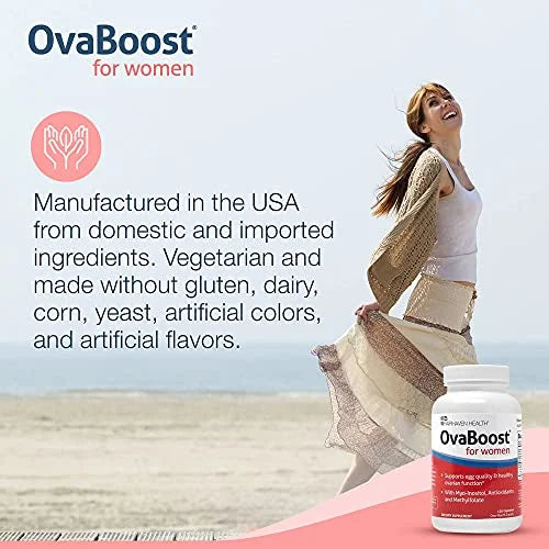 Myo-Inositol Folate CoQ10 Vitamins Fertility Supplement 120 Capsules A39155