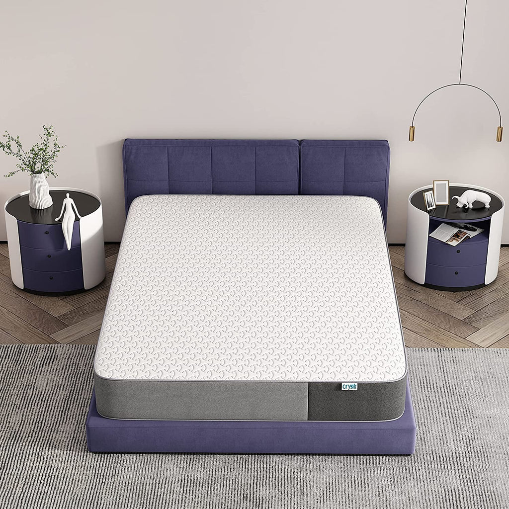 10 Inch Gel-Infused Memory Foam Pillow Top Twin Size Mattress C96390