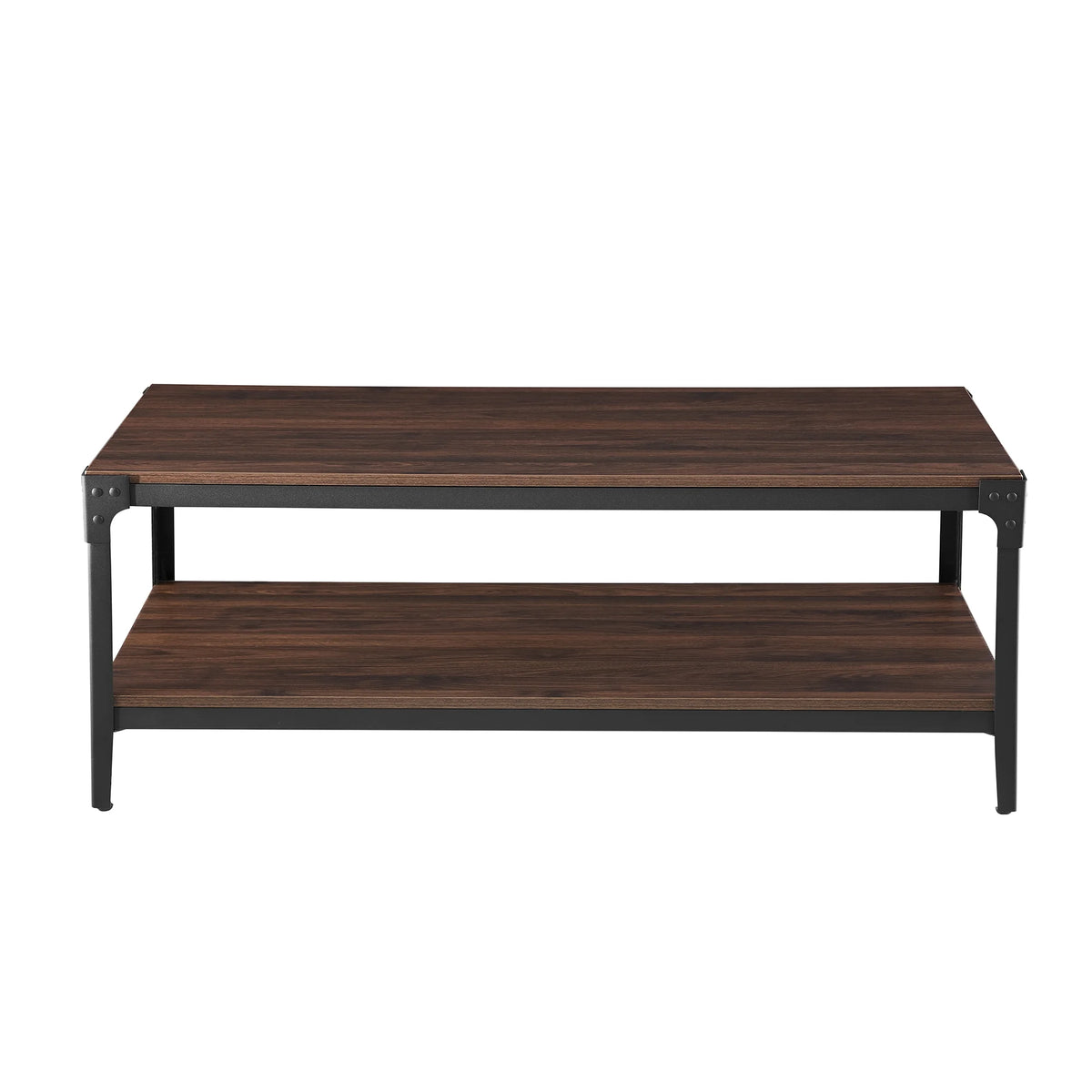 Rustic Dark Walnut Coffee Table A154