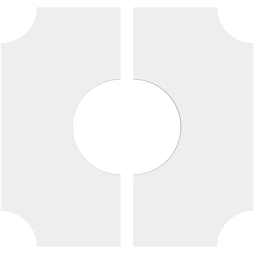10"OD x 4"ID x 6"C x 1"P PVC Ceiling Medallion E73283
