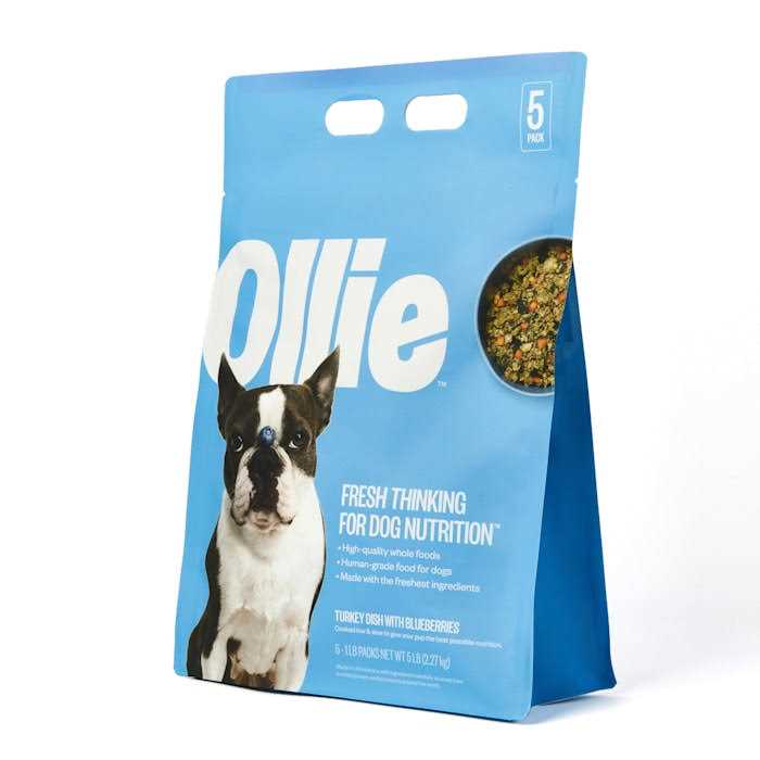 Turkey Dish with Blueberries Frozen Dog Food A614893