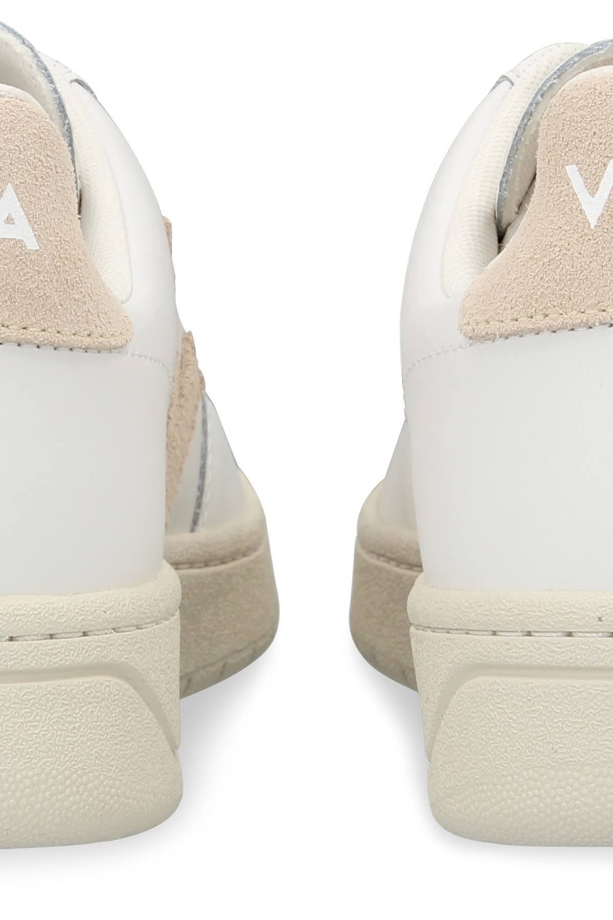 White Sable Leather Sneakers H60606