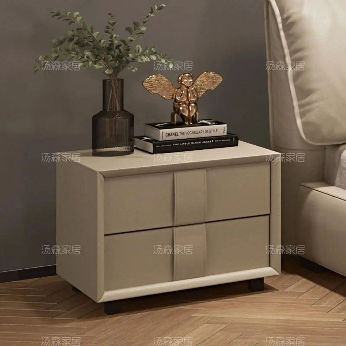 Queen Bed Frame with Headboard and Storage Y65841