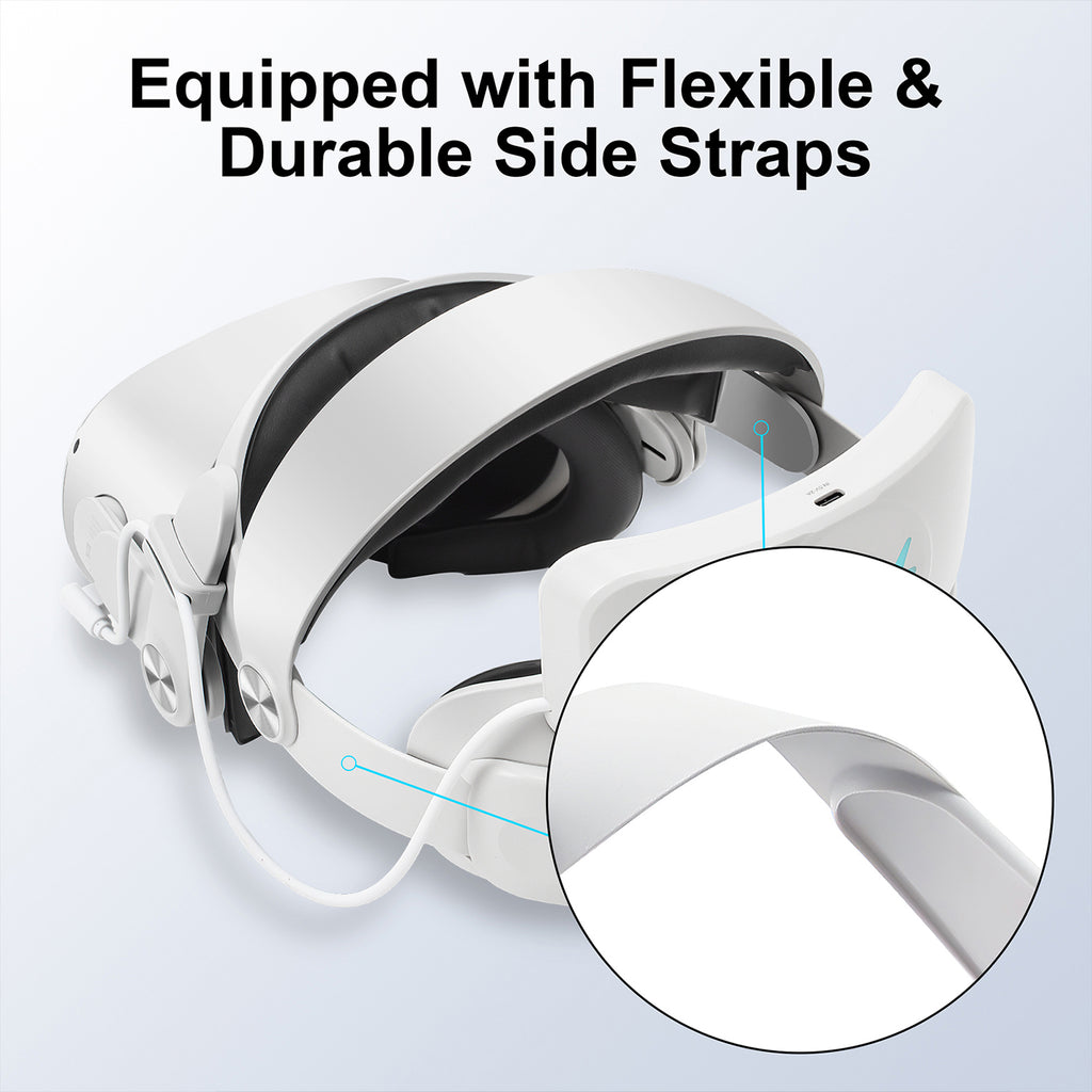 Battery Pack Head Strap Compatible with Quest 2 E2838