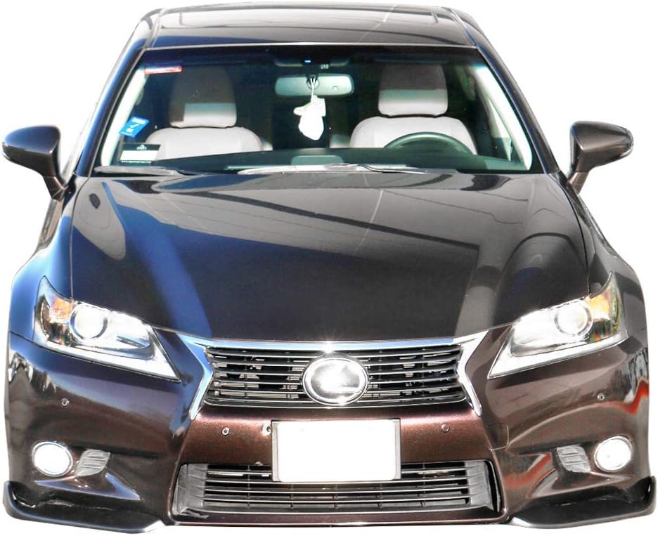 Front Bumper Lip Matte Black PP 2 Pieces L534