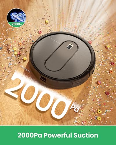 Slim Quiet Automatic Self-Charging Robotic Vacuum Cleaner P9300