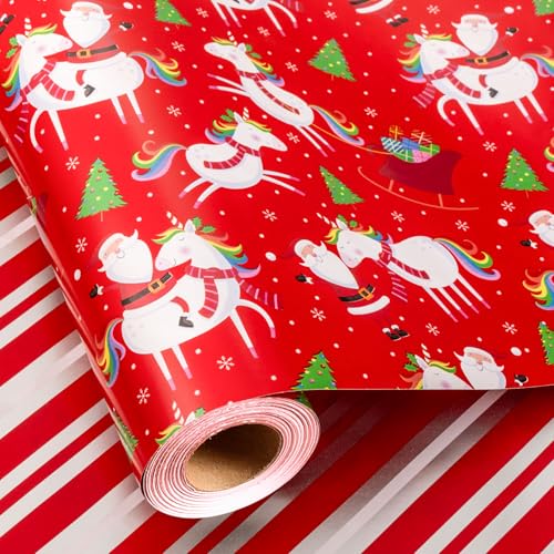 Kraft Wrapping Paper Roll with Cut Lines on Reverse, 17 Inch x 32.8 Feet S408559