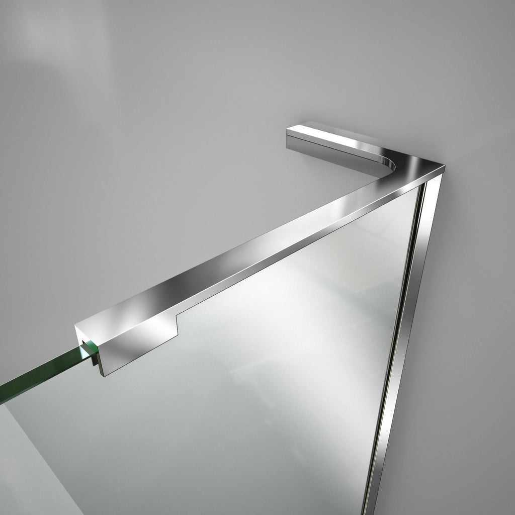 Chrome Frameless Hinged Shower Door G23288