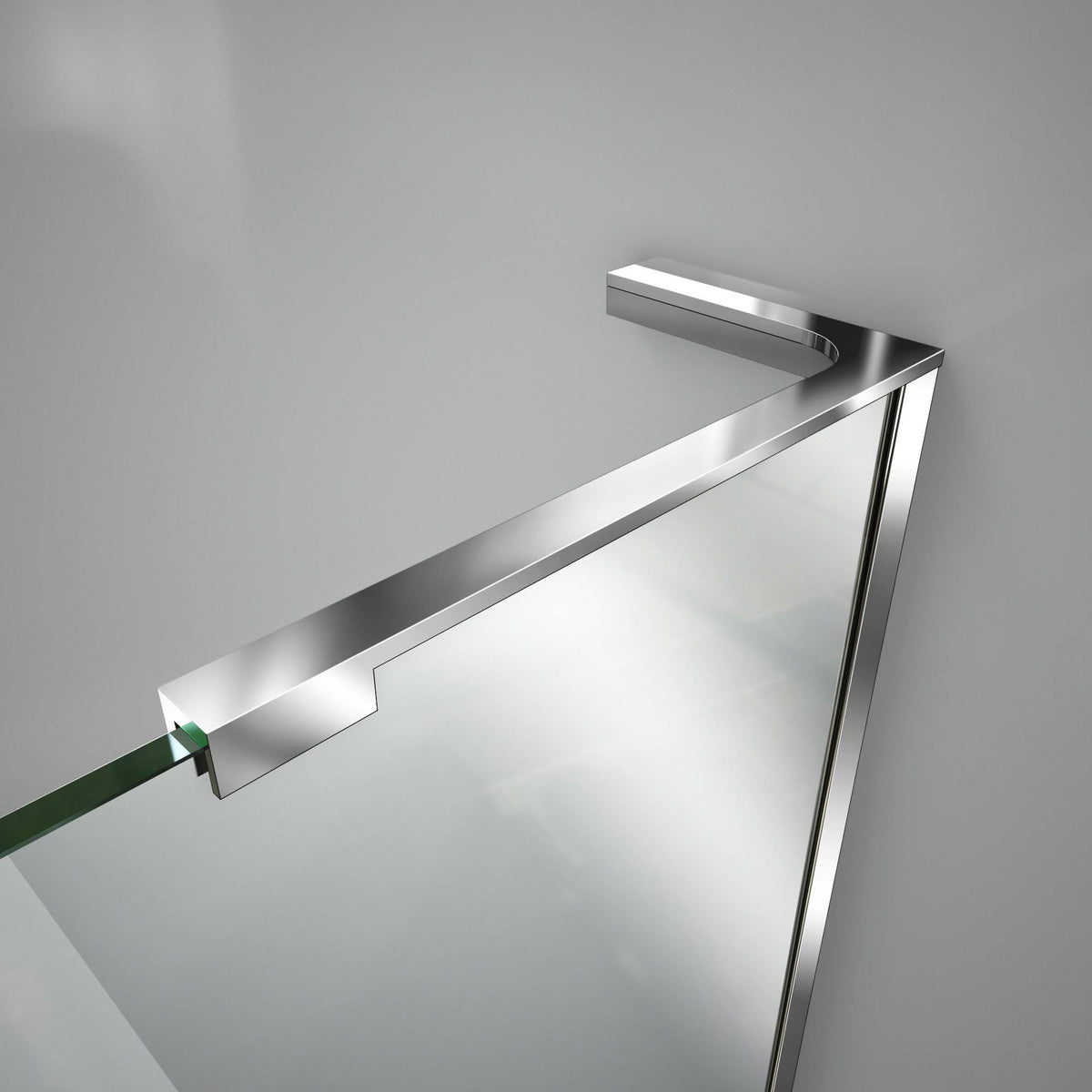 Chrome Frameless Hinged Shower Door G23288
