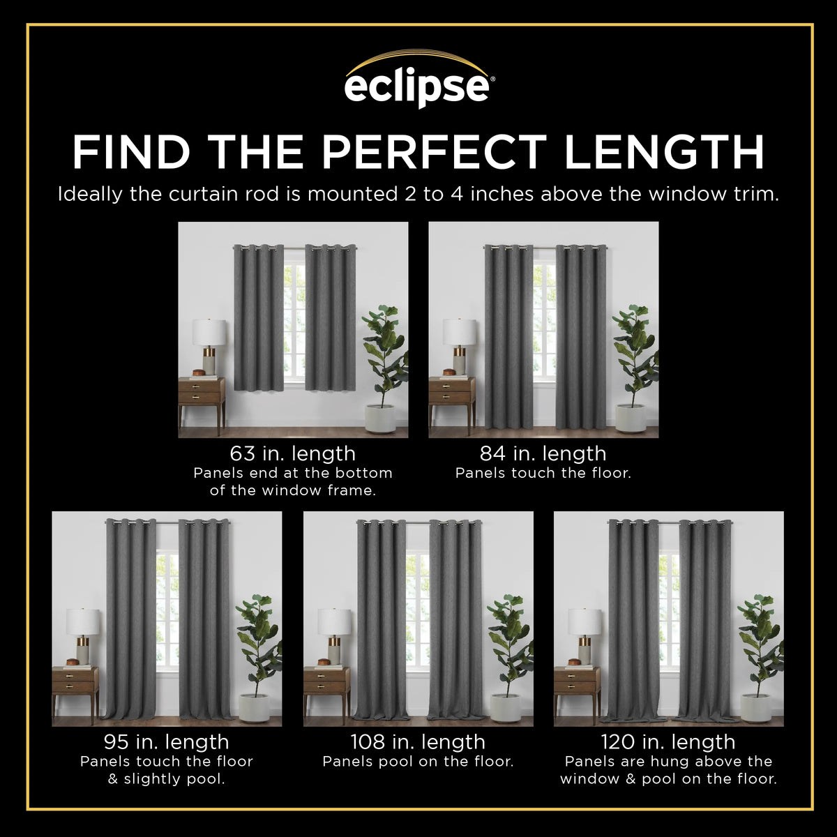 Marine 100% Blackout Lined Curtains 63x50 T450