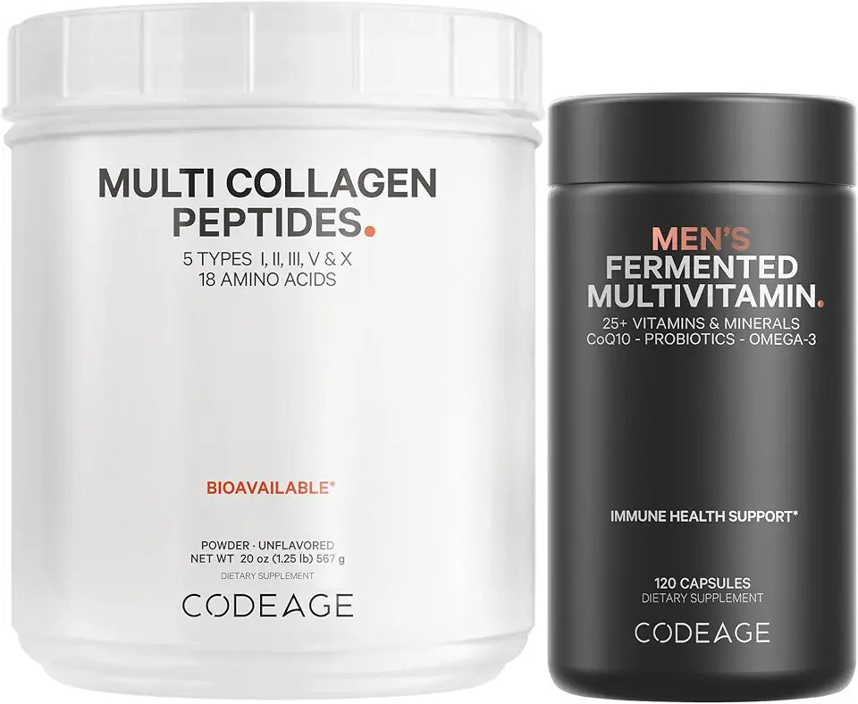 Multi Collagen Protein Men’s Daily Multivitamin Bundle N384