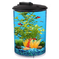 3-Gallon Aquarium with LED Lighting and Power Filter Y850637