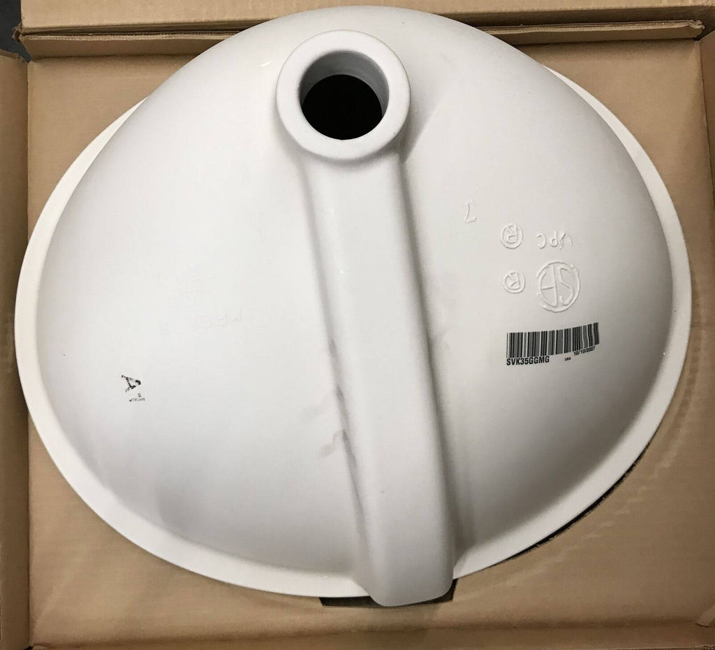 Biscuit Undercounter Bathroom Sink 17-Inch J821