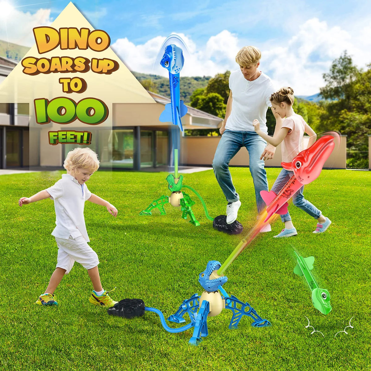 Dinosaur Launcher Outdoor Toys for Kids L411