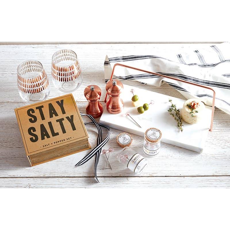 Clear Rose Gold Stemless Wine Glass T817