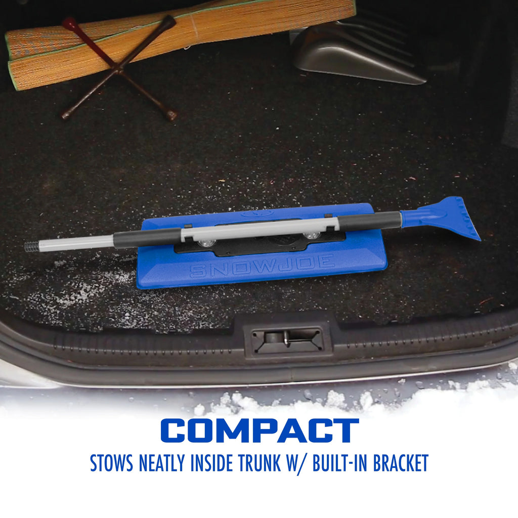 4-in-1 Telescoping Snow Broom with Ice Scraper and LED Lights S34378