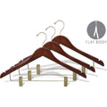 Wooden Combo Hanger with Adjustable Clips Case of 50 Y380096