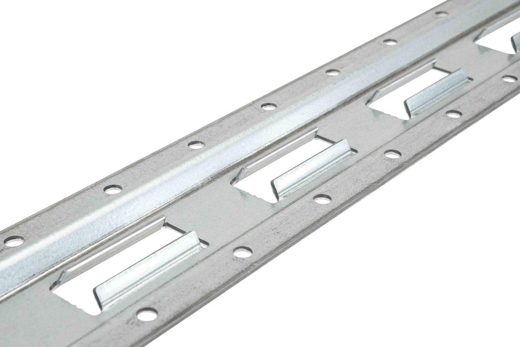 4 Pack 5' Vertical Galvanized Steel Bolt-On Tie-Down Rail U258