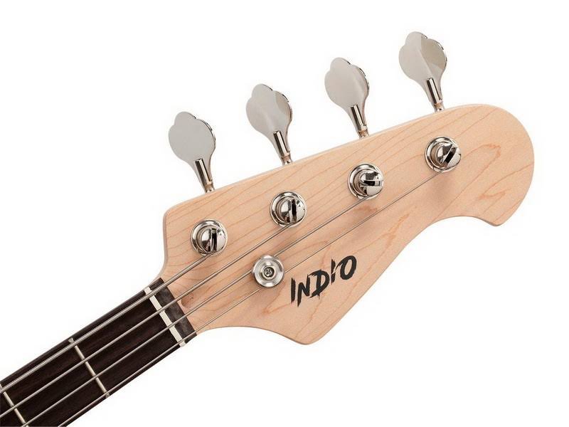 Natural Flamed Maple Electric Bass with Gig Bag I381956