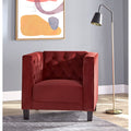 Modern Chesterfield Back Accent Chair Velvet M6324