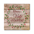 Winter Wonderland Wreath Gallery Wrapped Canvas 10x10 L3220