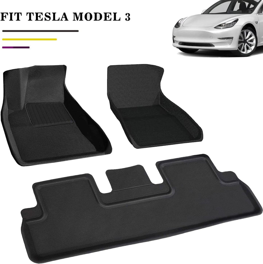 All-Weather Floor Mats for Tesla Model 3 Z4217