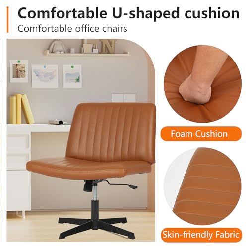 Armless Cross Legged Office Desk Chair X858976
