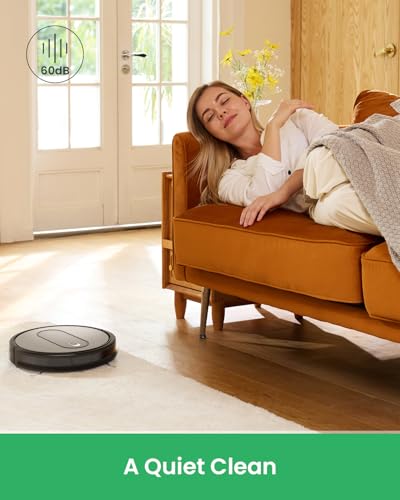 Slim Quiet Automatic Self-Charging Robotic Vacuum Cleaner P9300