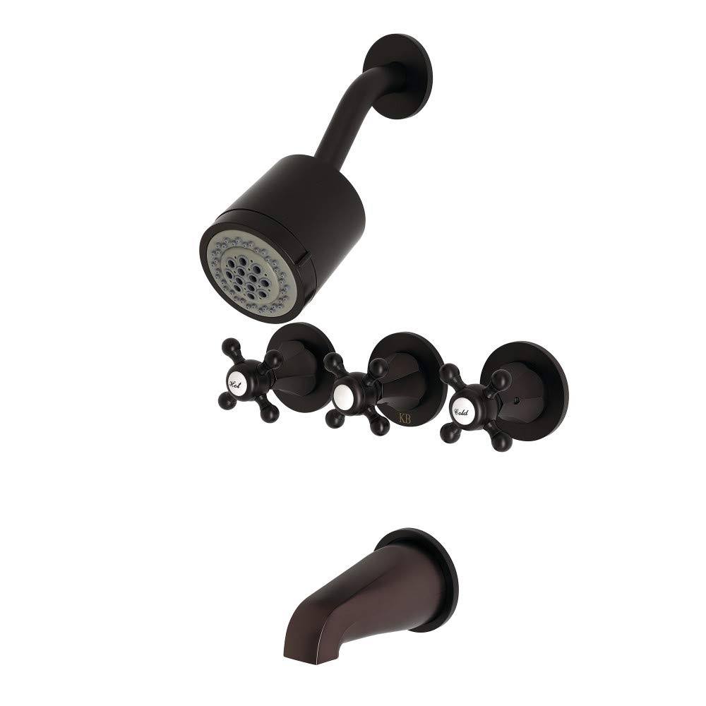 Three-Handle Tub & Shower Faucet Oil Rubbed Bronze Q5178