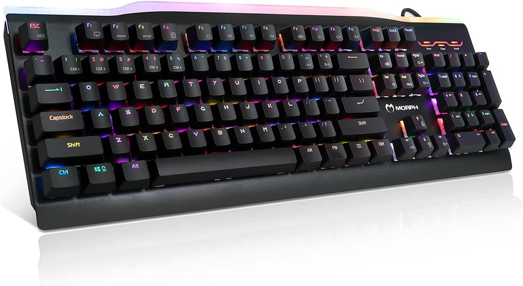 Black USB Wired RGB Mechanical Gaming Keyboard Z2589