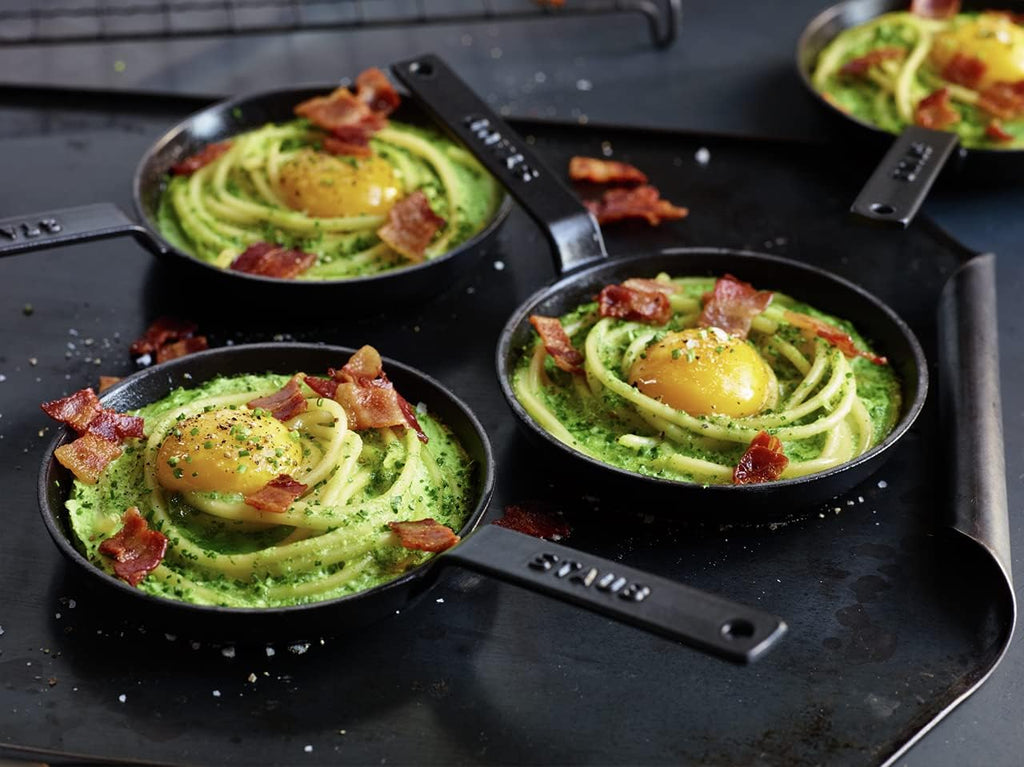 Matte Black Cast Iron Mini Frying Pan R992