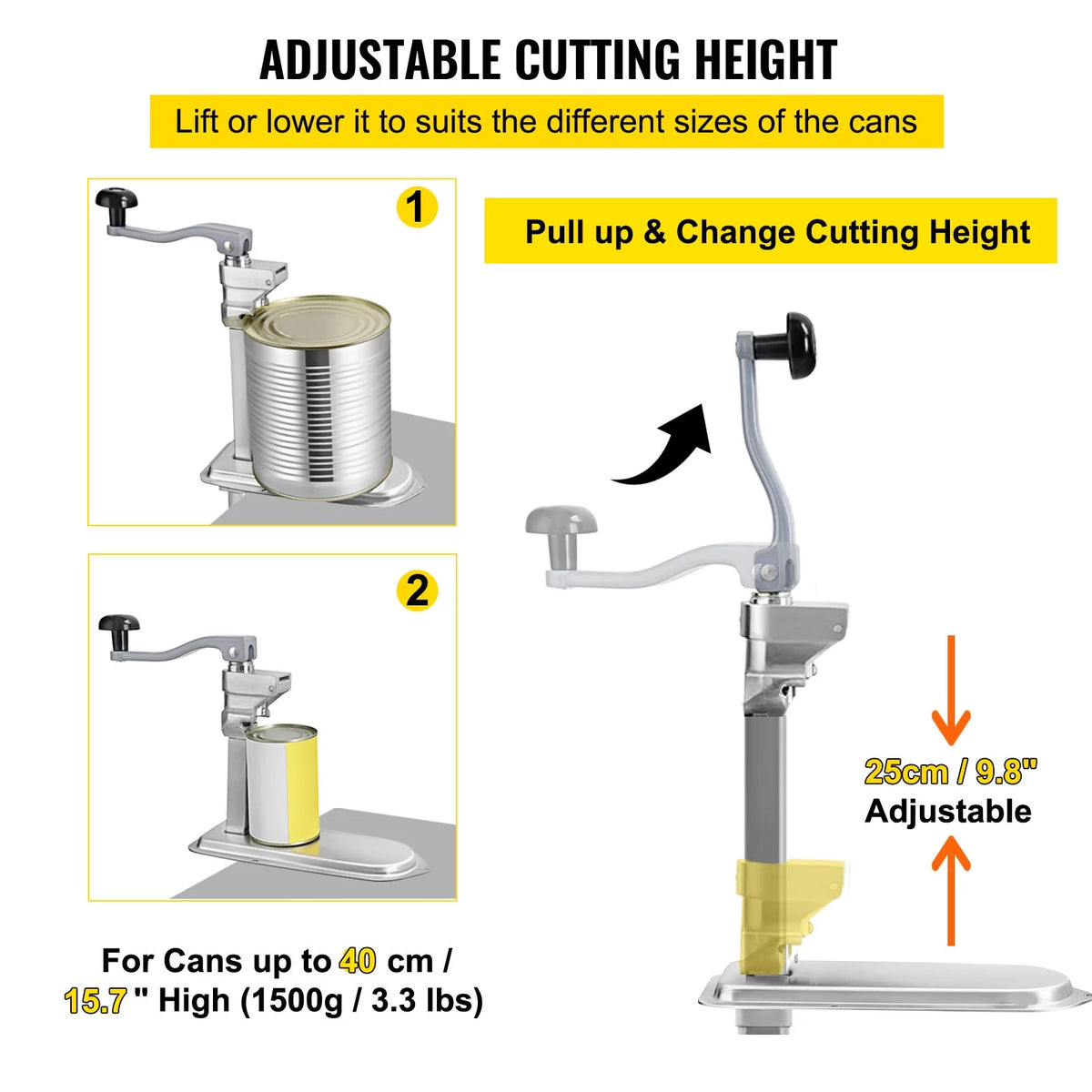 Manual Stainless Steel Can Opener N729