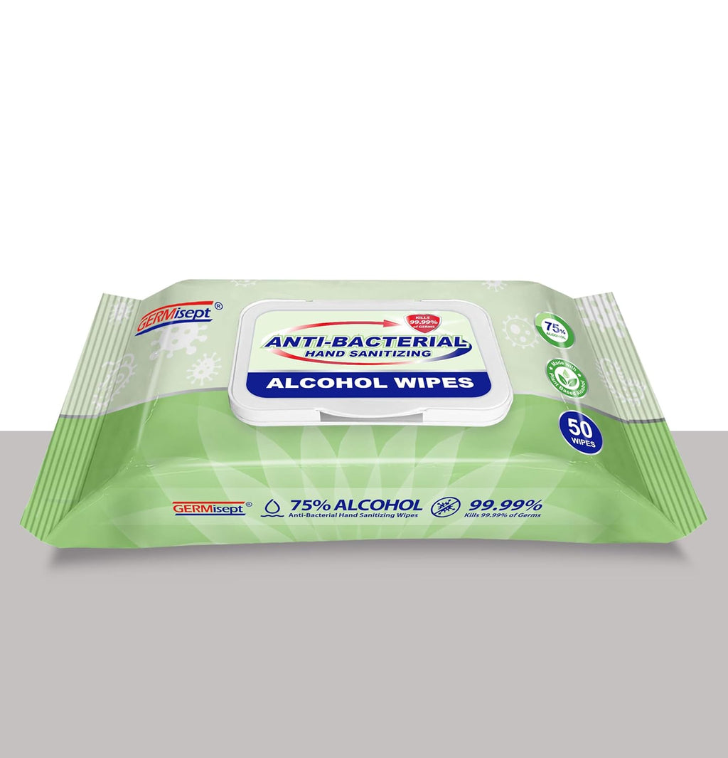 75% Alcohol Antiseptic Hand Sanitizer Wipes (1200 Wipes) W9764