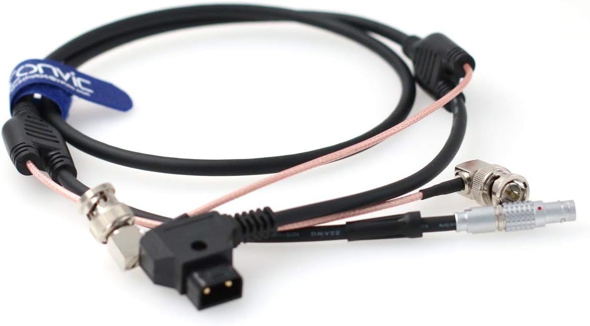 D-tap to 2 Pin BNC Power Video Cable Q52588